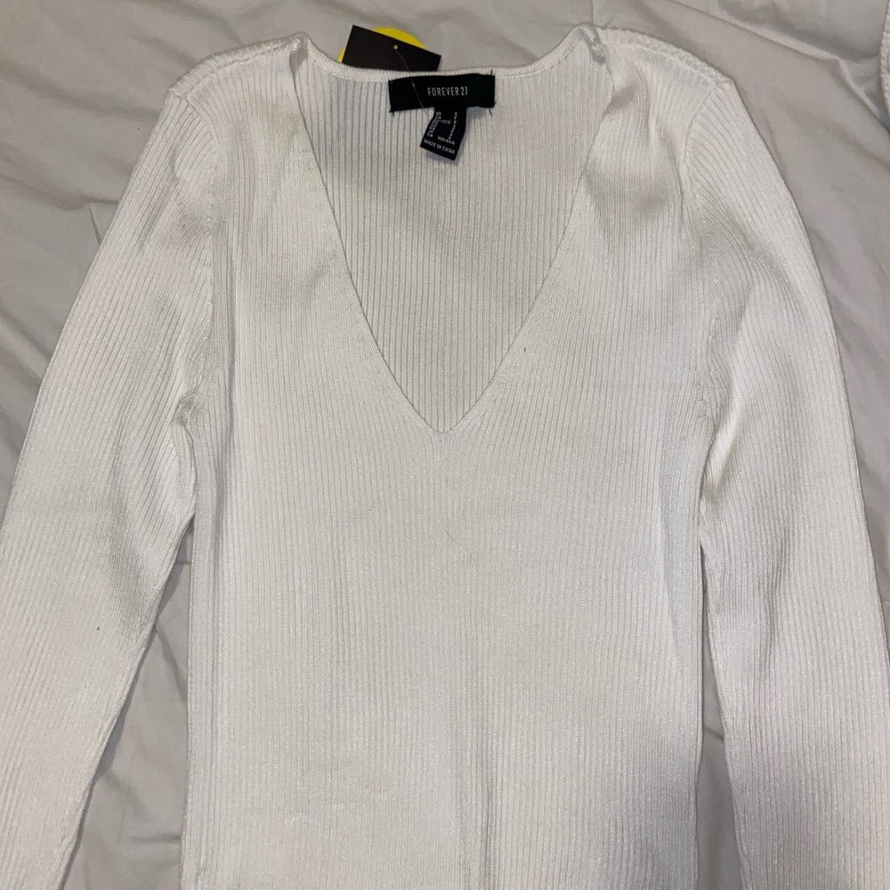 White Sweater Top